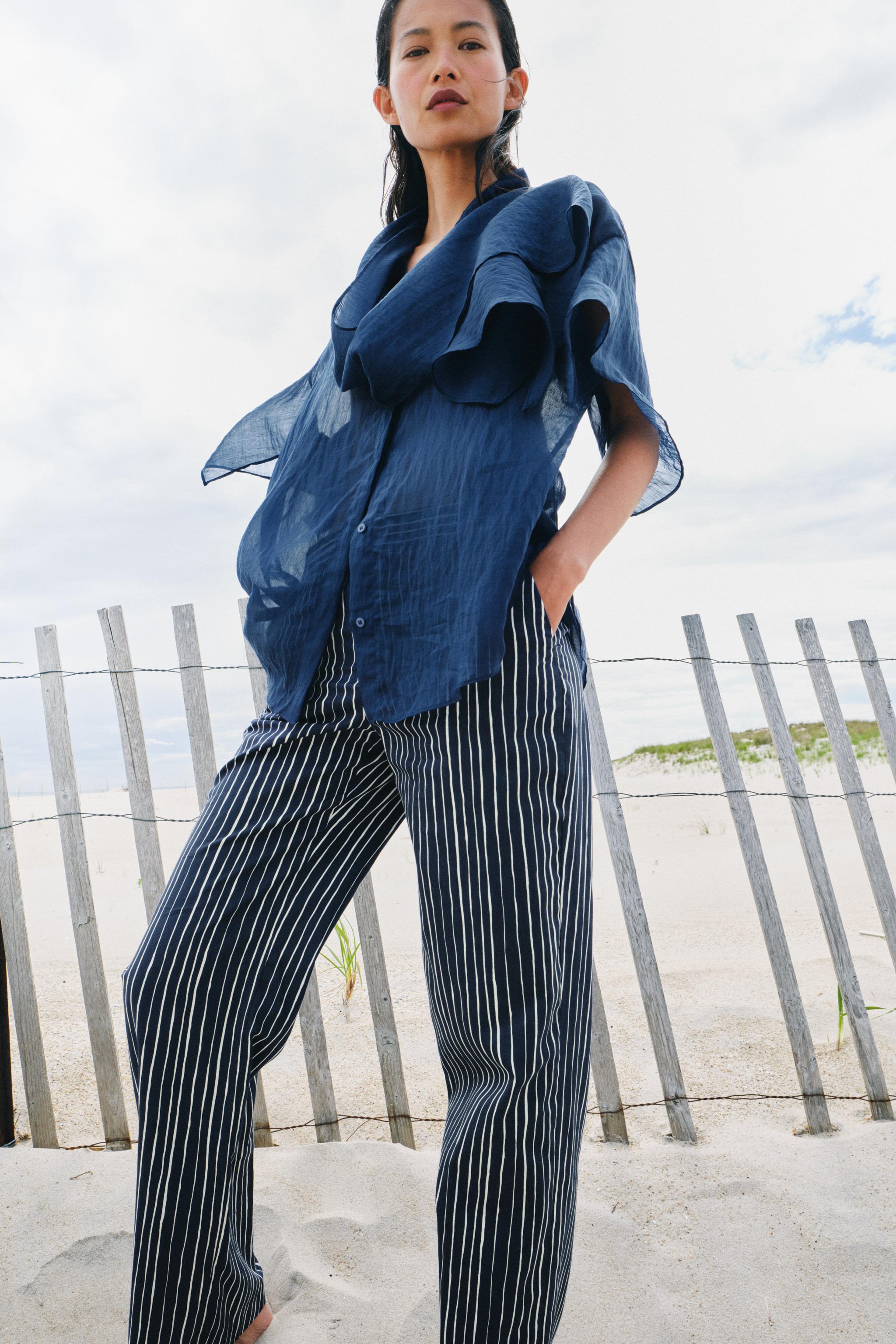 ZW COLLECTION SCARF SHIRT
